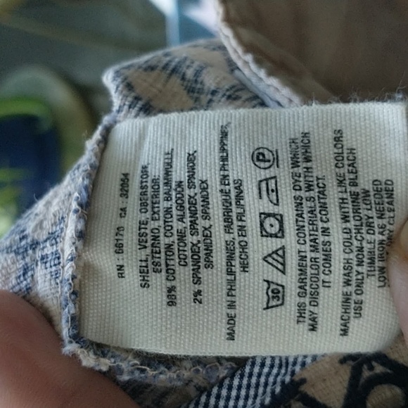 Anthropologie Cartonnier patterned chino pants Trouser Size 6 - Picture 8 of 8